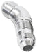 Aeroflow Performance Silver Finish 45° Full Flow AN Bulkhead -12AN AF537-12S Autofit