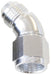Aeroflow Performance Silver Finish 45° Full Flow Female/Male Flare Swivel -10AN AF542-10S Autofit