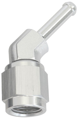 Aeroflow Performance Silver Finish 45° Hose Barb 3/16" to -4AN AF412-04S Autofit