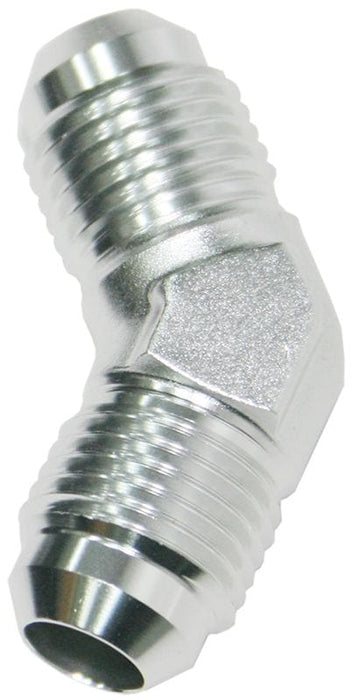 Aeroflow Performance Silver Finish 45° Male Flare Union -4AN AF827-04S Autofit