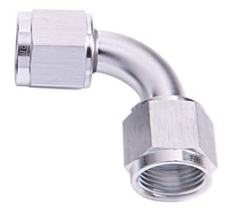 Aeroflow Performance Silver Finish 90° Female Swivel Coupler -10AN AF133-10S Autofit