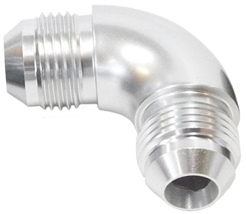 Aeroflow Performance Silver Finish 90° Full Flow AN Union -4AN AF521-04S Autofit