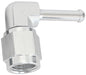 Aeroflow Performance Silver Finish 90° Hose Barb 3/16" to -4AN AF413-04S Autofit