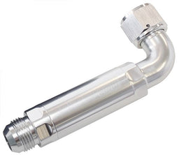 Aeroflow Performance Silver Finish 90° Inline Scavenge Filter -12AN AF64-4100S Autofit
