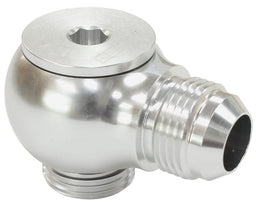 Aeroflow Performance Silver Finish 90° Low Profile -12ORB to -12AN Male Adapter AF909-12S Autofit