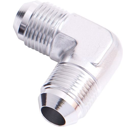 Aeroflow Performance Silver Finish 90° Male Flare Union -6AN AF821-06S Autofit