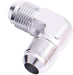 Aeroflow Performance Silver Finish 90° Male Flare Union -6AN AF821-06S Autofit