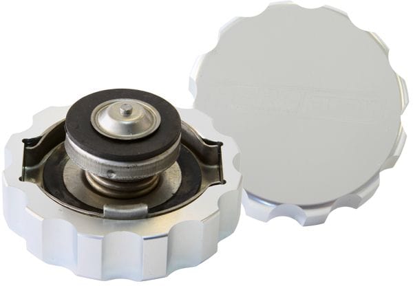 Aeroflow Performance Silver Finish. AF64-5032S - BILLET RADIATOR CAP 32MM 1.1b Autofit