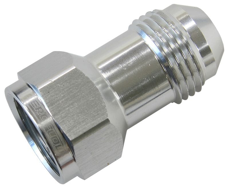 Aeroflow Performance Silver Finish AN Female to Male Extension -12AN to -12AN AF952-12S Autofit