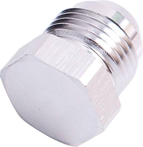 Aeroflow Performance Silver Finish AN Flare Plug -12AN AF806-12S Autofit