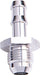 Aeroflow Performance Silver Finish AN Flare to Barb Adapter -8AN to 3/8" AF817-06-08S Autofit