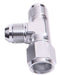 Aeroflow Performance Silver Finish AN Tee Female Swivel On Run -12AN AF145-12S Autofit