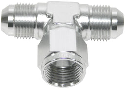 Aeroflow Performance Silver Finish AN Tee Female Swivel On Side -6AN AF144-06S Autofit