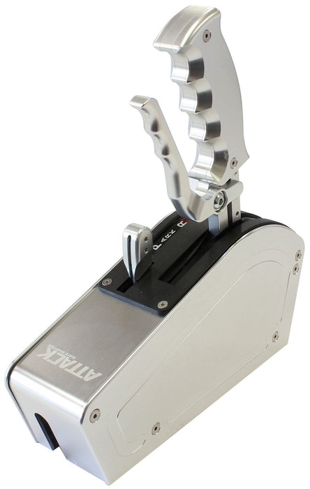 Aeroflow Performance Silver Finish Bang Shift ATTACK 3 Speed Reverse Pattern Gate Shifter AF72-9022 Autofit