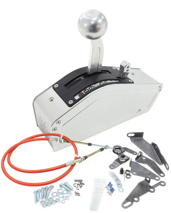 Aeroflow Performance Silver Finish Bang Shift NITRO 2, 3 & 4 Speed Ratchet Shifter AF72-9010 Autofit