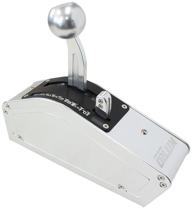 Aeroflow Performance Silver Finish Bang Shift NITRO 2, 3 & 4 Speed Ratchet Shifter AF72-9010 Autofit
