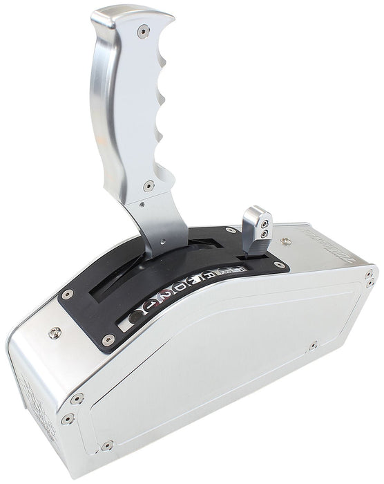 Aeroflow Performance Silver Finish Bang Shift PISTOL 2, 3 & 4 Speed Ratchet Shifter AF72-9012 Autofit