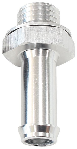 Aeroflow Performance Silver Finish Barb Adapter M12 x 1.5mm to 3/8" AF731-02S Autofit