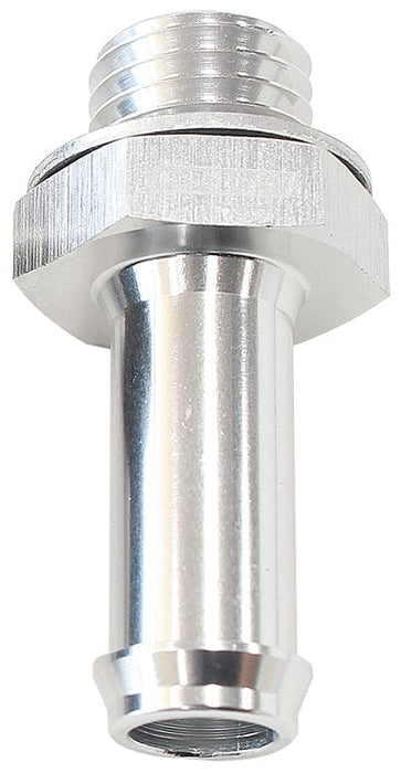 Aeroflow Performance Silver Finish Barb Adapter M18 x 1.5mm to 5/16" AF734-05S Autofit