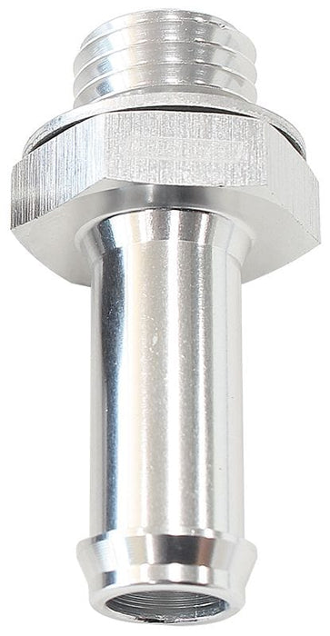 Aeroflow Performance Silver Finish Barb EFI Fuel Pump Adapter M14 x 1.5mm to 5/8" AF746-04S Autofit