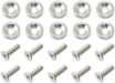 Aeroflow Performance Silver Finish Billet Dress-Up/Fender Bolt Kit M6 x 1.00mm (20mm UHL) AF64-4365S Autofit
