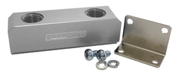 Aeroflow Performance Silver Finish Billet Log Type Fuel Block -12ORB AF452-12S Autofit