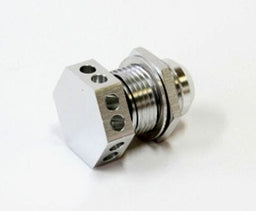 Aeroflow Performance Silver Finish Bolt In Breather Bulkhead -12 AF777-12S Autofit