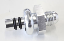 Aeroflow Performance Silver Finish Ford EFI Regulator Adapter -6AN with .435" Shank AF64-4356S Autofit