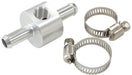 Aeroflow Performance Silver Finish Inline 5/16" Barb Adapter with 1/8" Port AF138-05S Autofit