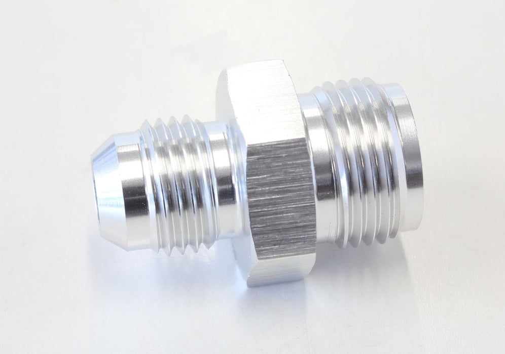 Aeroflow Performance Silver Finish Inverted Seat Adapter 11/16"-18 to -6AN AF705-06S Autofit