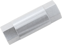 Aeroflow Performance Silver Finish M6 Female Hex Spacer, 40mm Length AF64-4385S Autofit