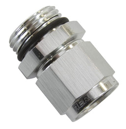 Aeroflow Performance Silver Finish Male -6 ORB to Female -6AN Swivel Adapter AF907-06S Autofit