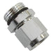 Aeroflow Performance Silver Finish Male -6 ORB to Female -6AN Swivel Adapter AF907-06S Autofit