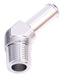 Aeroflow Performance Silver Finish Male NPT to Barb 45° Adapter 1/8" to 5/16" AF845-05S Autofit