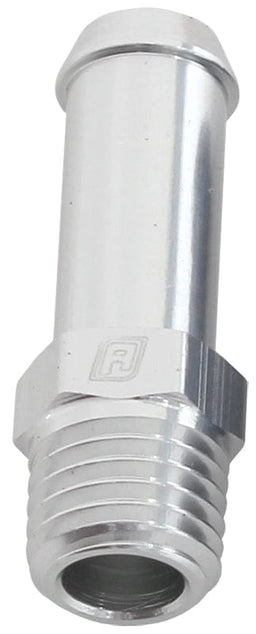 Aeroflow Performance Silver Finish Male NPT to Barb Straight Adapter 1/16" to 1/4" AF841-04-01S Autofit