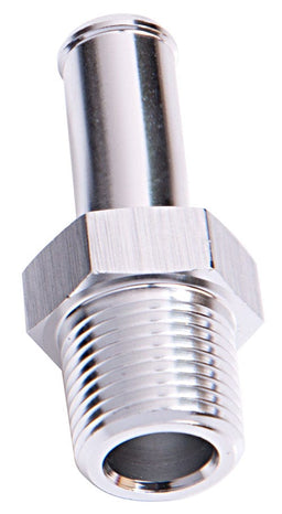 Aeroflow Performance Silver Finish Male NPT to Barb Straight Adapter 1/8" to 1/4" AF841-04S Autofit