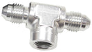 Aeroflow Performance Silver Finish Male Tee with Female 1/8" -3AN AF918-03-02S Autofit