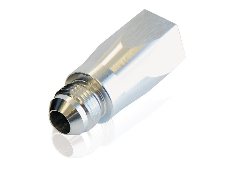 Aeroflow Performance Silver Finish. Male to Female AN Outlets Adjustable Check Valve -8AN AF613-08S Autofit