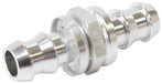 Aeroflow Performance Silver Finish Male to Male Barb Push Lock Adapter 8mm (5/16") AF410-05S Autofit