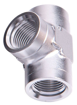 Aeroflow Performance Silver Finish NPT Female Pipe Tee 1" AF917-16S Autofit