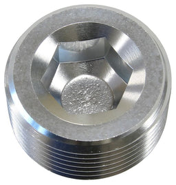 Aeroflow Performance Silver Finish NPT Plug 3/8" AF932-06S Autofit