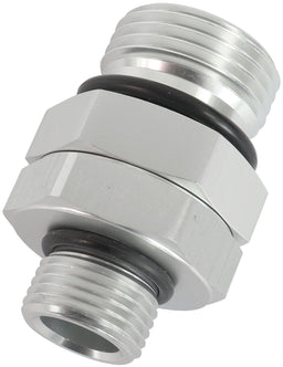 Aeroflow Performance Silver Finish ORB Male to Male Swivel -10 ORB to -8 ORB AF929-10-08S Autofit