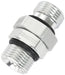 Aeroflow Performance Silver Finish ORB Male to Male Swivel -6 ORB to -6 ORB AF929-06S Autofit