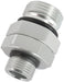 Aeroflow Performance Silver Finish ORB Male to Male Swivel -8 ORB to -6 ORB AF929-08-06S Autofit