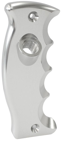 Aeroflow Performance Silver Finish Pistol Grip Drivers Side Button Plate AF72-9913 Autofit