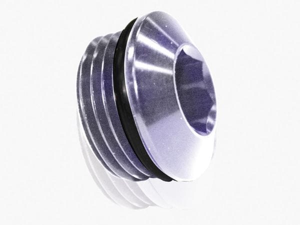 Aeroflow Performance Silver Finish Slimline ORB Port Plug -20AN AF813-20S Autofit