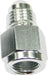 Aeroflow Performance Silver Finish Straight Female NPT to Male AN Adapter 1/8" to -4AN AF370-04S Autofit