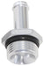 Aeroflow Performance Silver Finish Straight Hose Barb 3/8" to -8 ORB AF414-08-06S Autofit