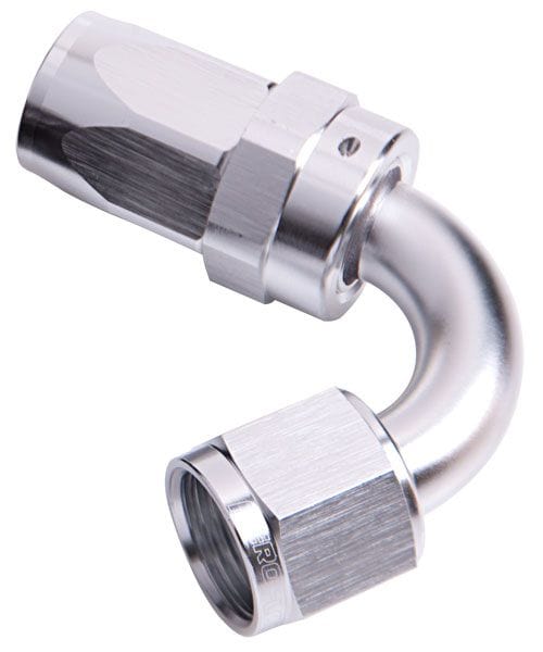 Aeroflow Performance Silver Finish. Suit 100 & 450 Series Hose 100 Series Taper 120° Swivel Hose End -20AN AF104-20S Autofit