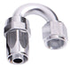 Aeroflow Performance Silver Finish. Suit 100 & 450 Series Hose 100 Series Taper 180° Swivel Hose End -12AN AF106-12S Autofit
